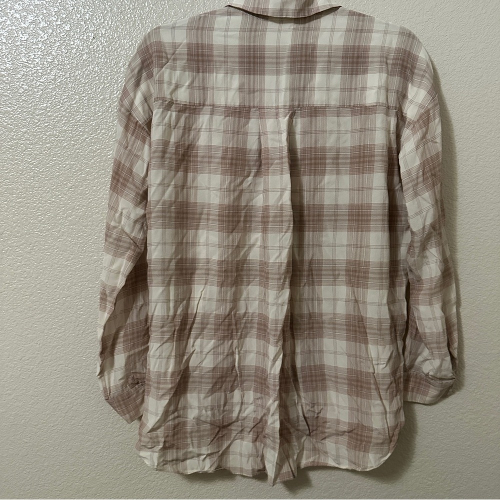 Wilfred Plaid Button Down Sz XS - Picture 8 of 9